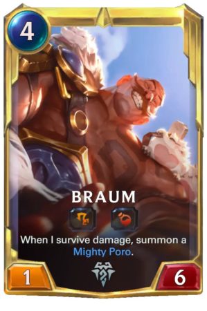 Braum level 2 (LoR card)