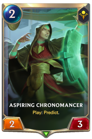 Aspiring Chronomancer (LoR reveal)