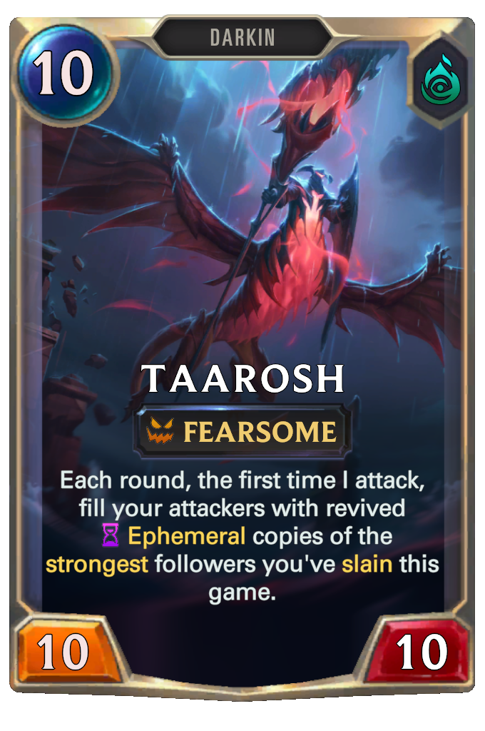 taarosh lor card
