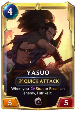 Yasuo level 2 (LoR card)