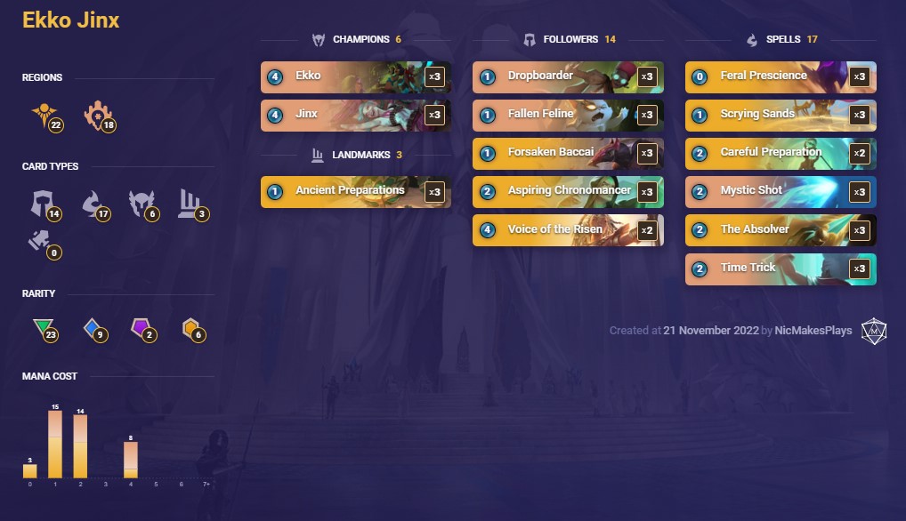 bfaff325-ekko-jinx-lor-deck Ekko Jinx (LoR Deck)