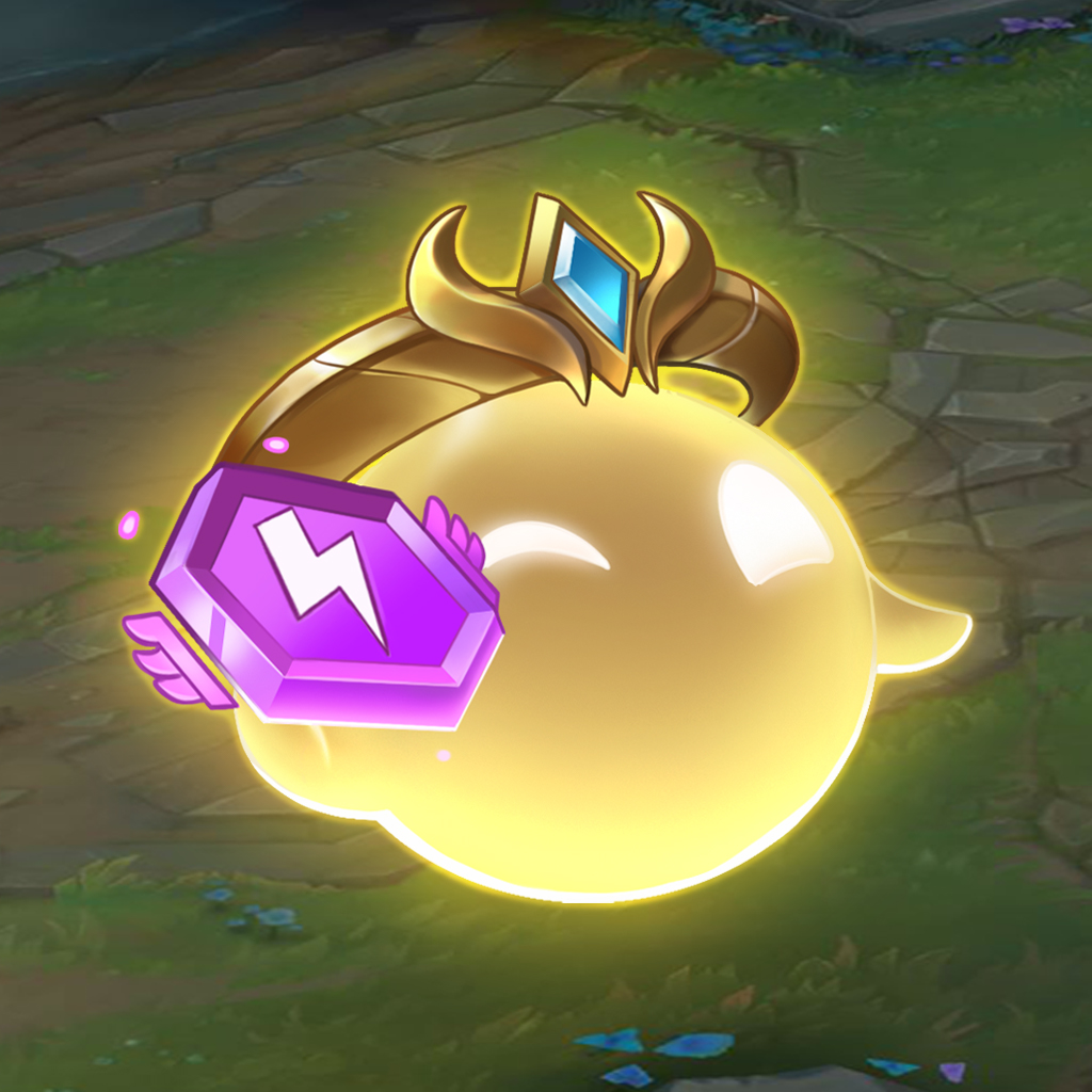 TFT Set 5.5 Hyper Roll Emote Purple