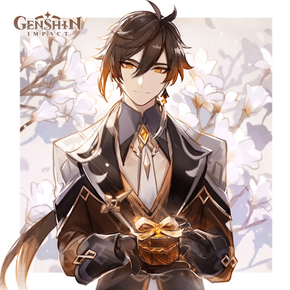 Genshin Impact Zhongli Art