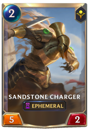 Sandstone Charger (LoR reveal)