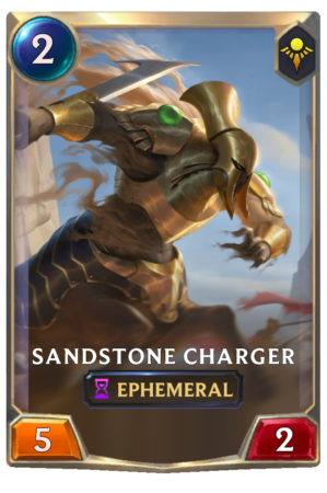 Sandstone Charger (LoR reveal)