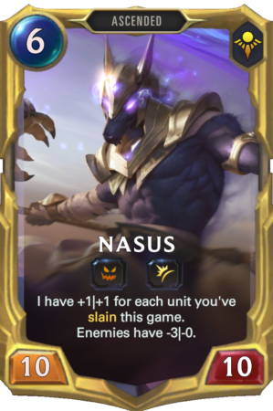 Nasus Level 3 (LoR reveal)