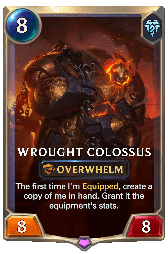 c8888736-wrought-colossus-lor-card wrought colossus lor card