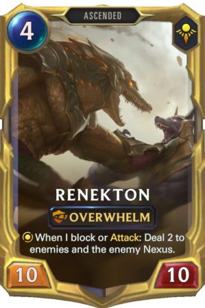 Renekton level 3 (LoR Card)