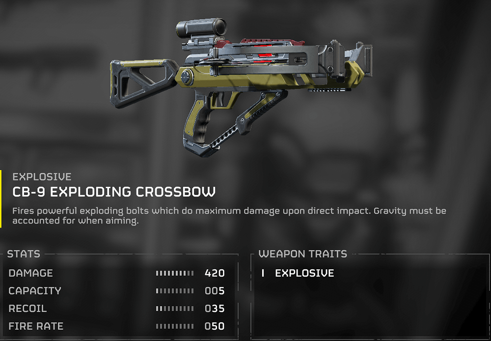 CB-9 Explosive Crossbow