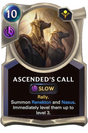 Ascended's Call (LoR Card)