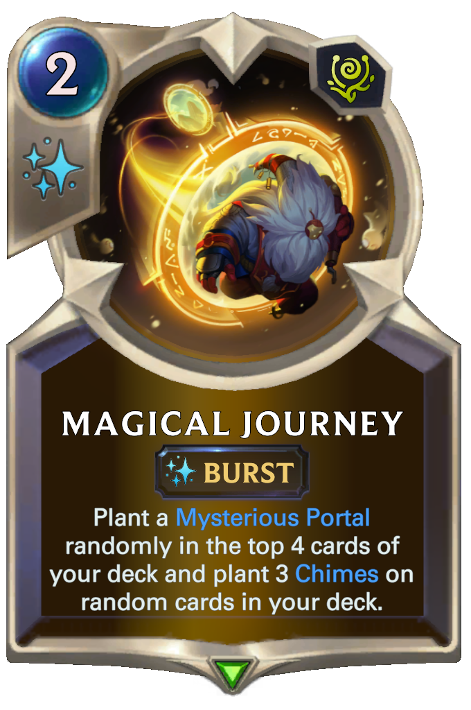magical journey lor card
