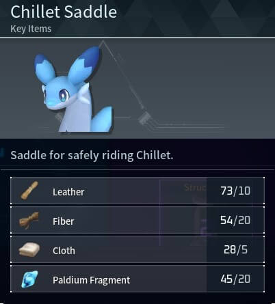 chillet saddle unlock