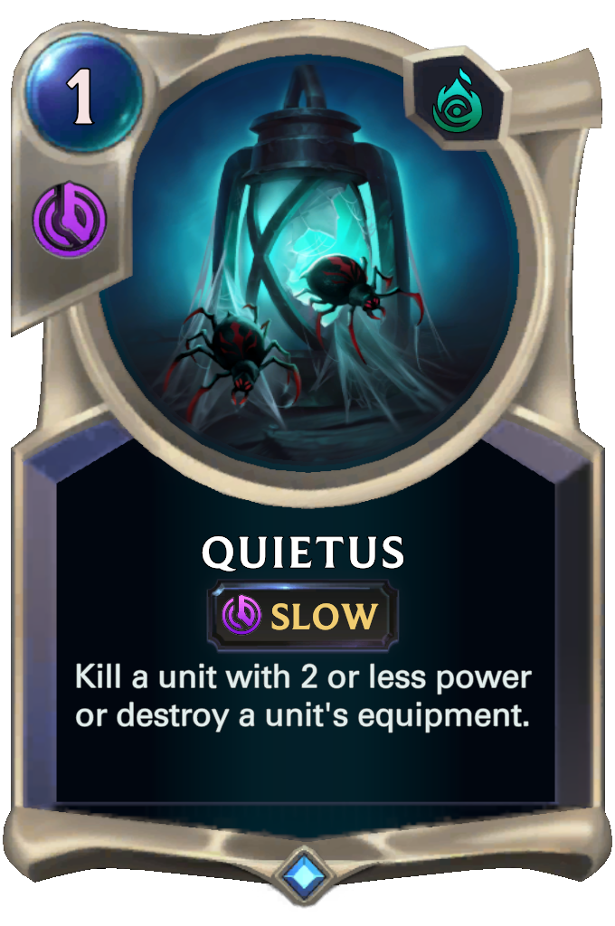 quietus lor card