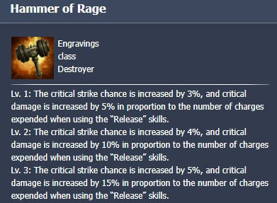 hammer of rage destroyer engraving