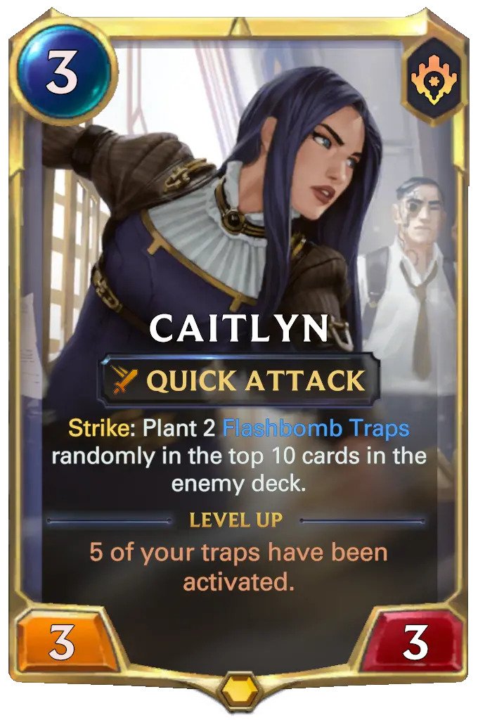 Caitlyn level 1 (LoR card)