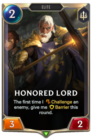 Honored Lord (LoR reveal)