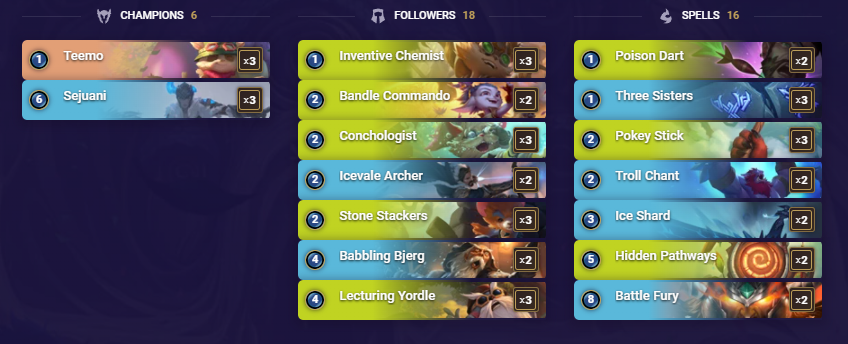 Frozen Shroom (LoR Deck)