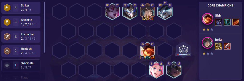 TFT 4 Striker AD Flex