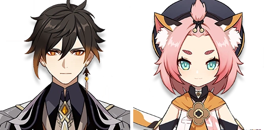 Genshin Impact Zhongli Diona