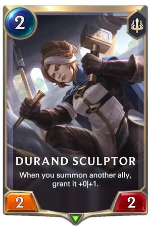 durand scultpor (lor card)