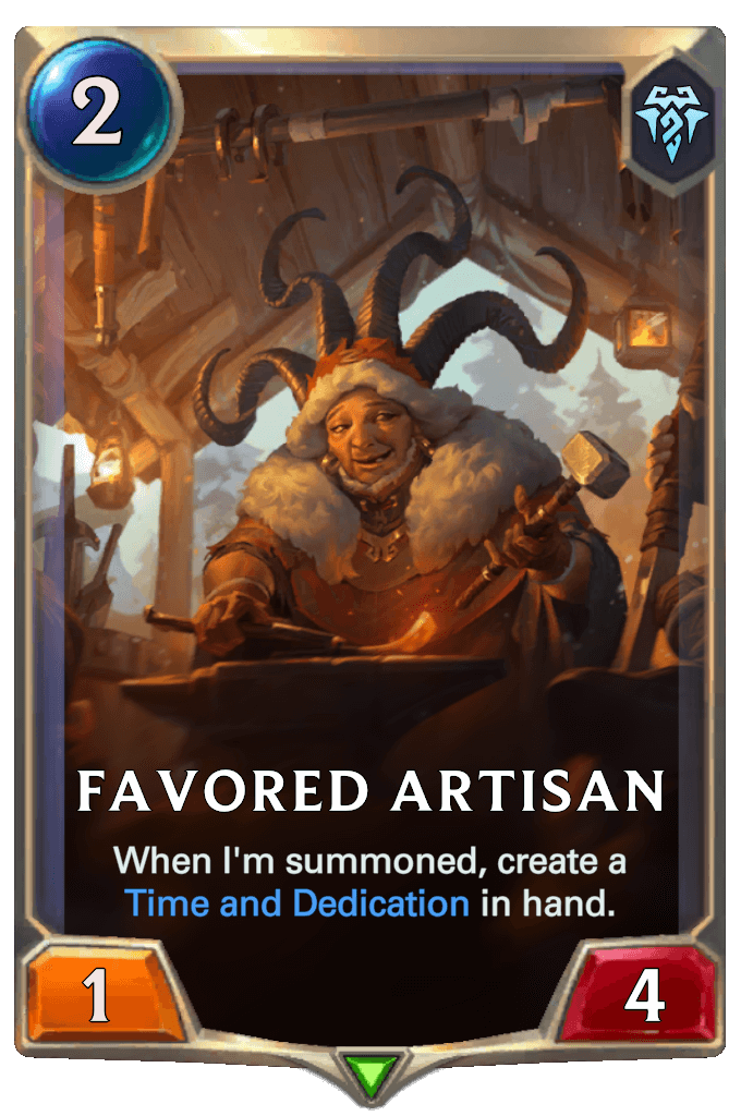 e5617f0a-favored-artisan-lor-card favored artisan lor card