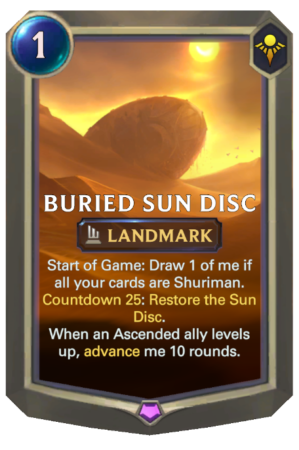 Buried Sun Disc (LoR Card)