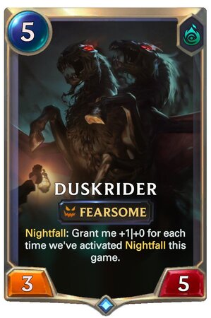 eaee0445-duskrider-lor-card Duskrider (LoR Card)