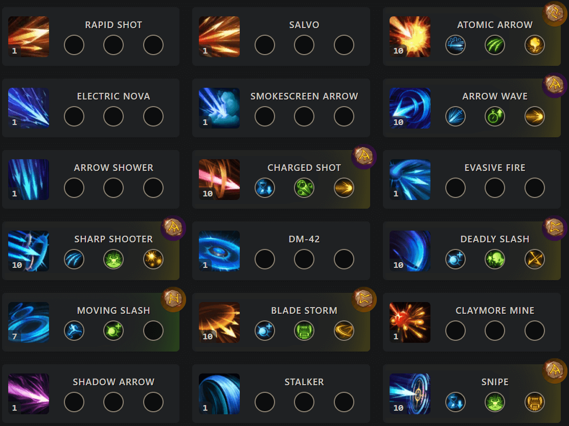 death strike sharpshooter build tripod