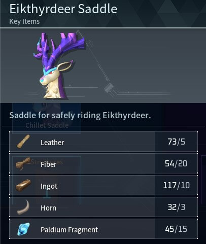 eikthydeer saddle