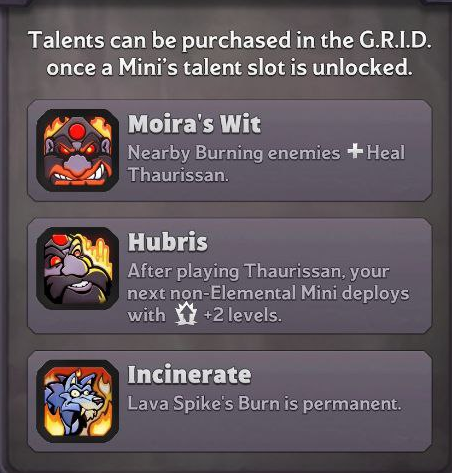 emperor thaurissan talents