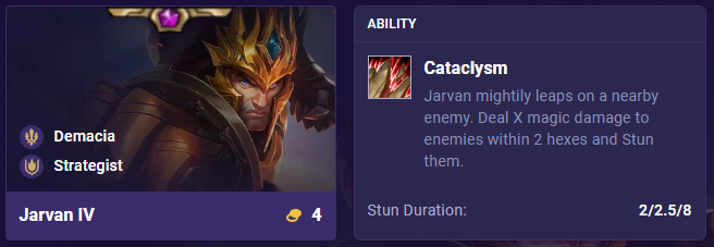 TFT Set 9 Jarvan IV