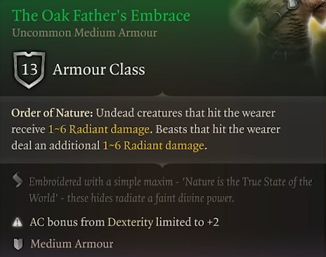 the oakfather's embrace