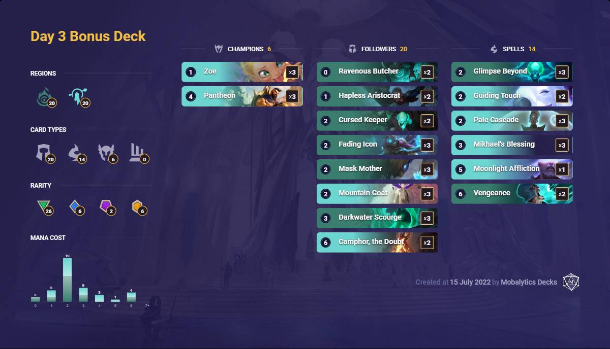 day 3 lor bonus deck