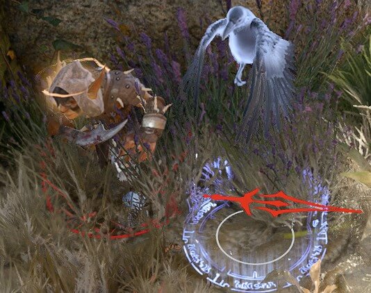 red arrow opp attack