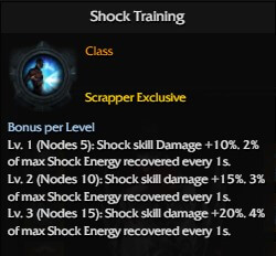 shock training scrapper engraving