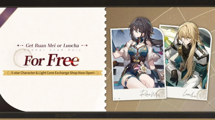 Get Ruan Mei or Luocha for free