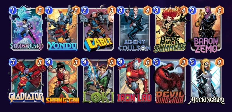 Marvel Snap Baron Zemo Loki Deck