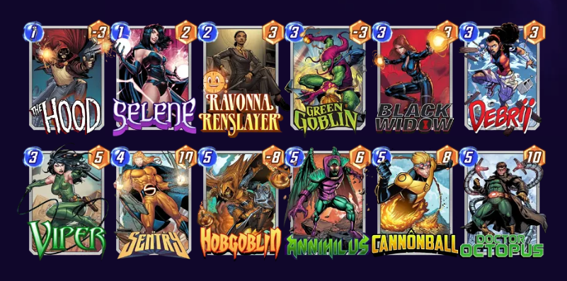 Marvel Snap Cannonball Junk Deck