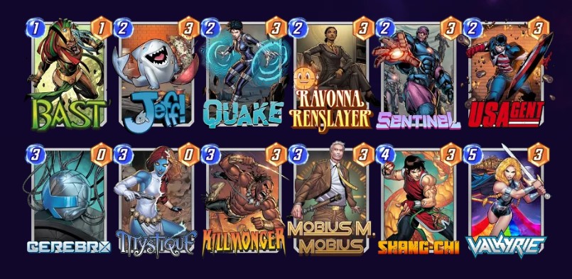 Marvel Snap Cerebro 3 Deck 5-29