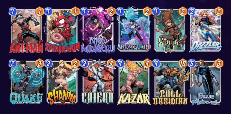 Marvel Snap Cull Obsidian Zoo Deck