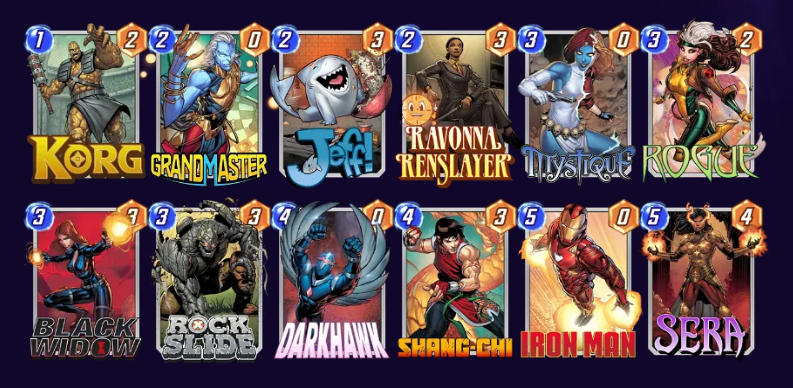 Marvel Snap Darkhawk Grand Master Deck