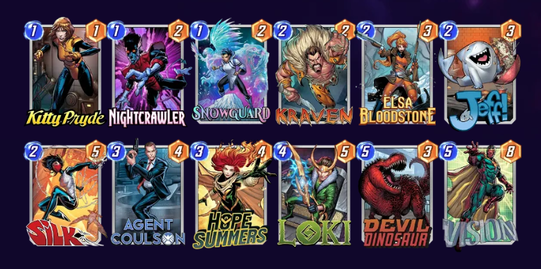 Marvel Snap Hope Summers Elsa Deck