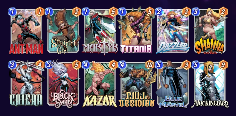 Marvel Snap Mockingbird Zoo Deck