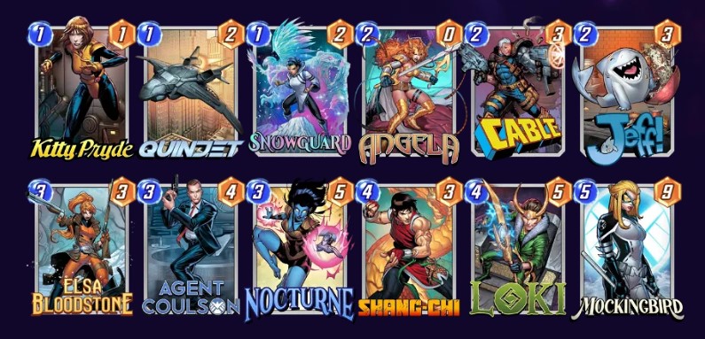 Marvel Snap Nocturne Loki Deck