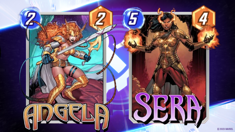 Marvel Snap Power Couple Angela Sera