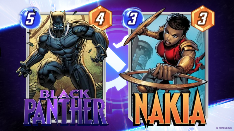 Marvel Snap Power Couple Black Panther Nakia