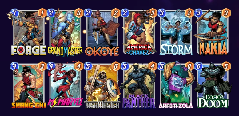 Marvel Snap Power Couple Control Deck