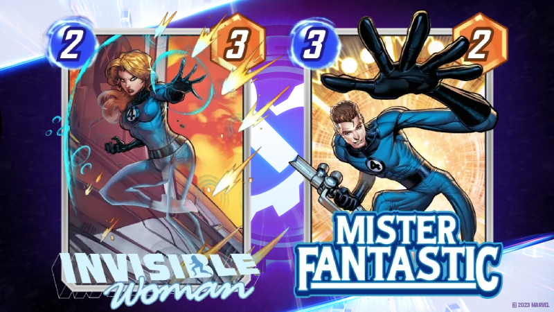 Marvel Snap Power Couple Invisible Woman Mister Fantastic