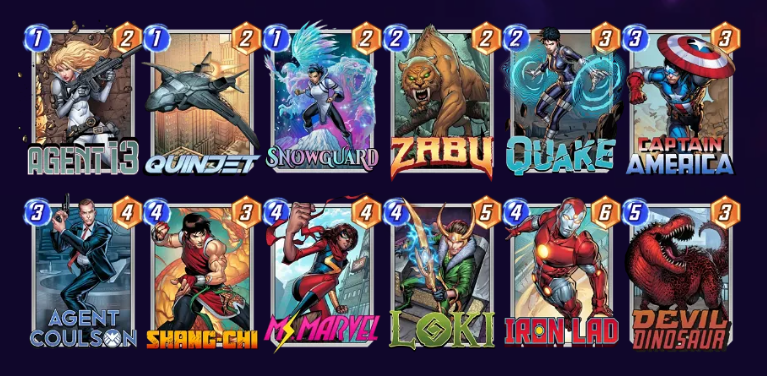 Marvel Snap Power Couple Loki Deck