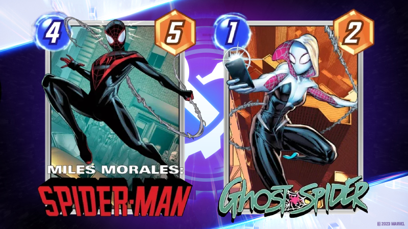 Marvel Snap Power Couple Miles Morales Ghost-Spider